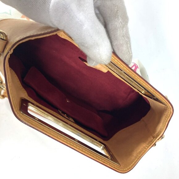 LOUIS VUITTON White Monogram Shoulder Bag - Picture 12 of 16